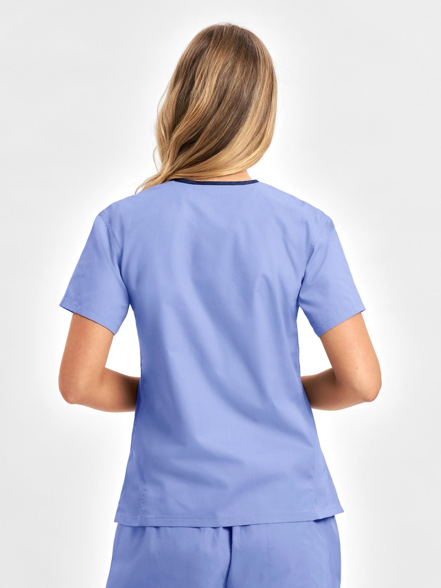 INAURA Classic Womens Contrast Scrub Top H10722