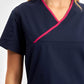 INAURA Classic Womens Contrast Scrub Top H10722