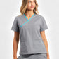 INAURA Classic Womens Contrast Scrub Top H10722