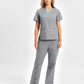 INAURA Classic Womens Contrast Scrub Top H10722