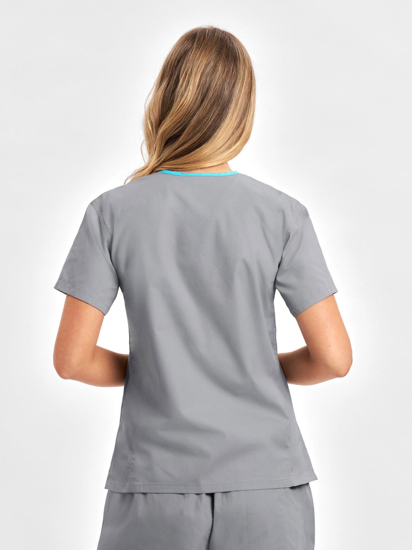 INAURA Classic Womens Contrast Scrub Top H10722