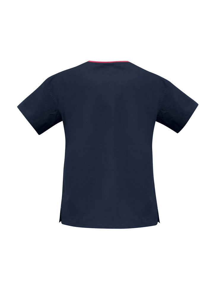 INAURA Classic Womens Contrast Scrub Top H10722