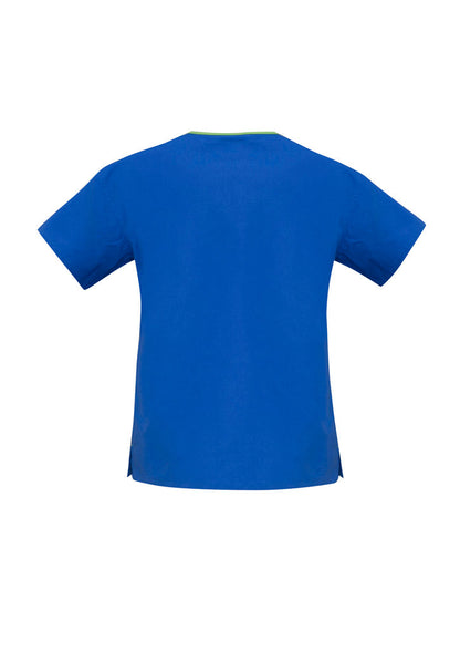 BIZ COLLECTION Womens Contrast Scrub Top H10722