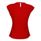 BIZ COLLECTION Ladies Mia Pleat Knit Top K624LS Clearance