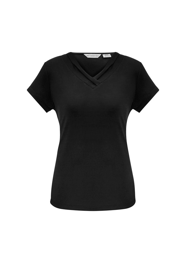 BIZ COLLECTION Womens Lana Short Sleeve Top K819LS