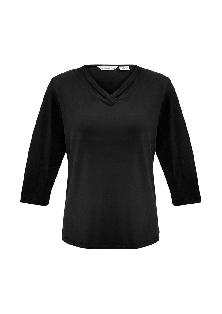 BIZ COLLECTION Womens Lana 3/4 Sleeve Top K819LT