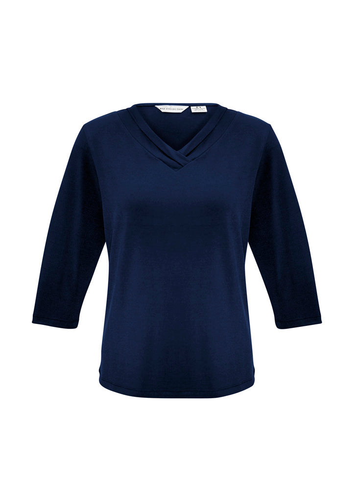 BIZ COLLECTION Womens Lana 3/4 Sleeve Top K819LT