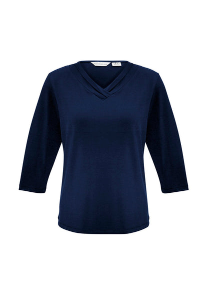 BIZ COLLECTION Womens Lana 3/4 Sleeve Top K819LT