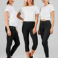 BIZ COLLECTION Womens Flex 3/4 Leggings L513LT