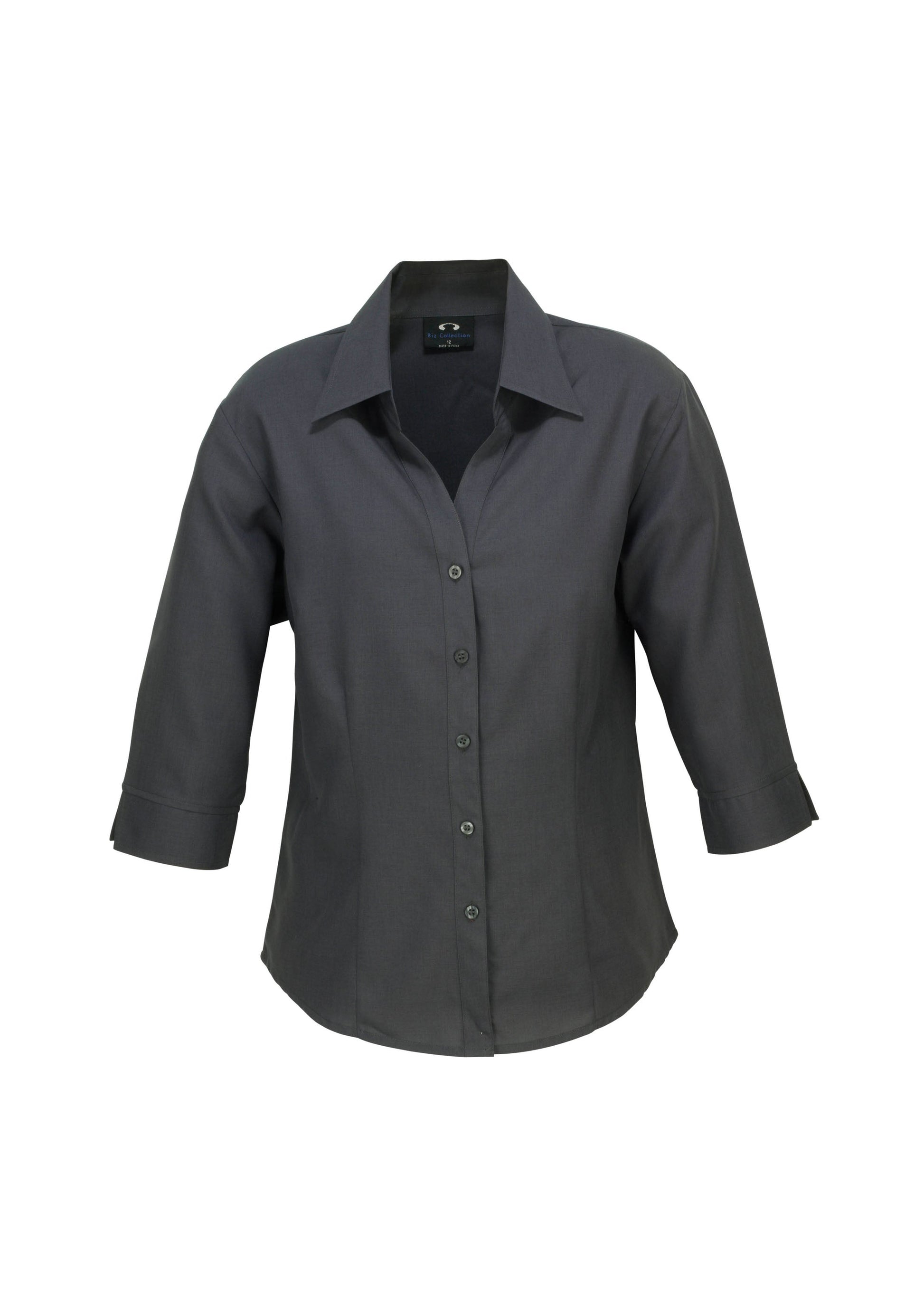 BIZ COLLECTION Womens Oasis 3/4 Sleeve Shirt LB3600