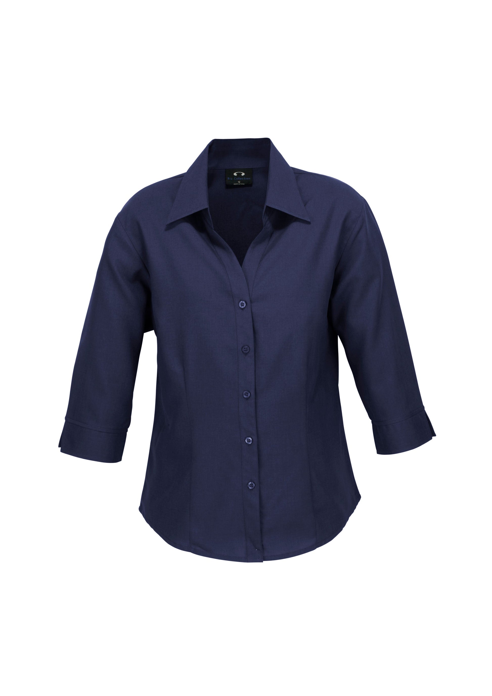 BIZ COLLECTION Womens Oasis 3/4 Sleeve Shirt LB3600