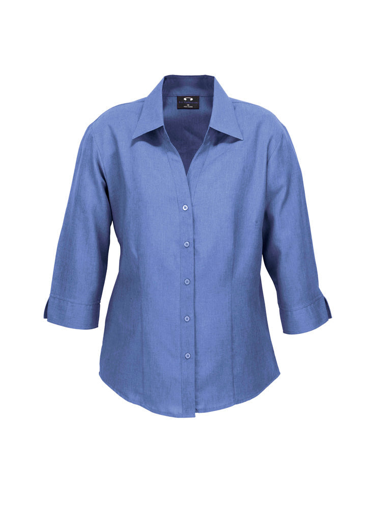 BIZ COLLECTION Womens Oasis 3/4 Sleeve Shirt LB3600