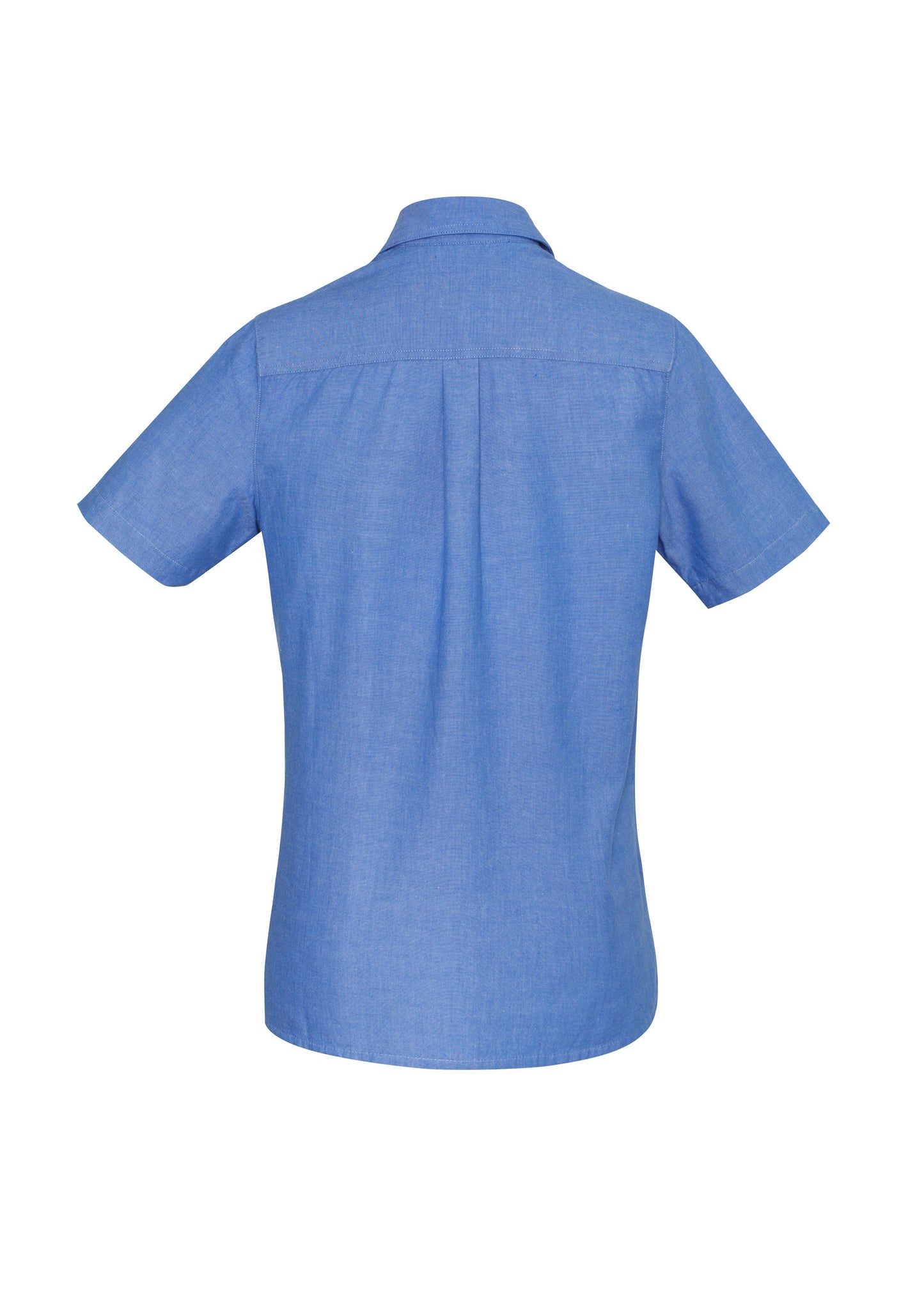 BIZ COLLECTION Womens Chambray Short Sleeve Shirt LB6200