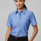 BIZ COLLECTION Womens Chambray Short Sleeve Shirt LB6200