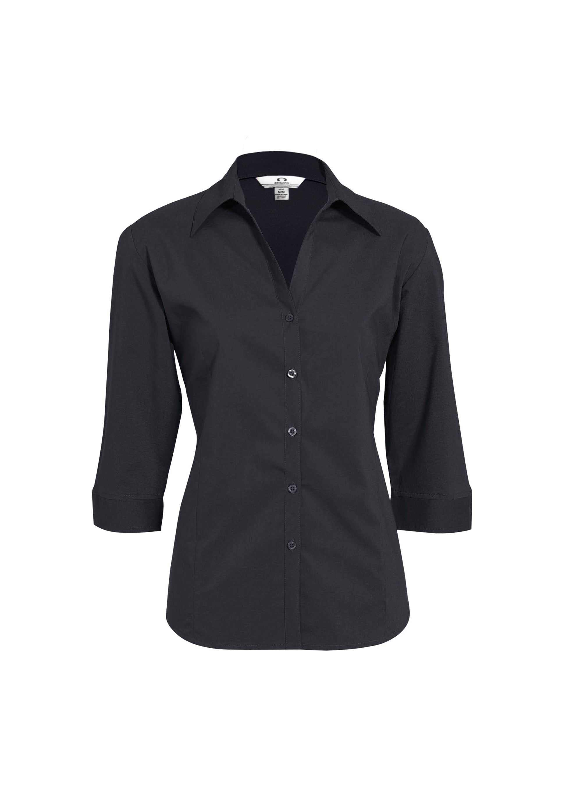 BIZ COLLECTION Womens Metro 3/4 Sleeve Shirt LB7300