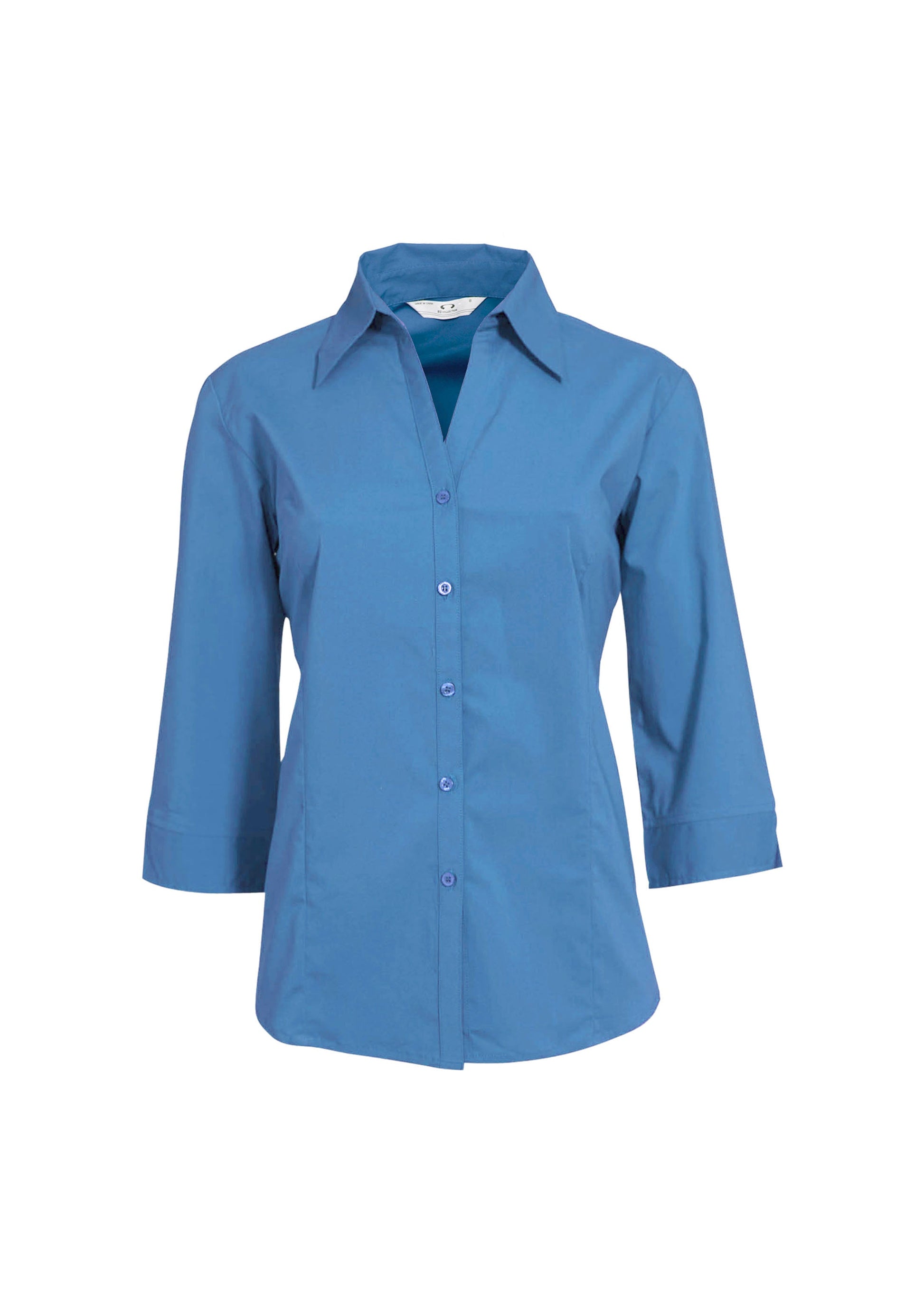BIZ COLLECTION Womens Metro 3/4 Sleeve Shirt LB7300