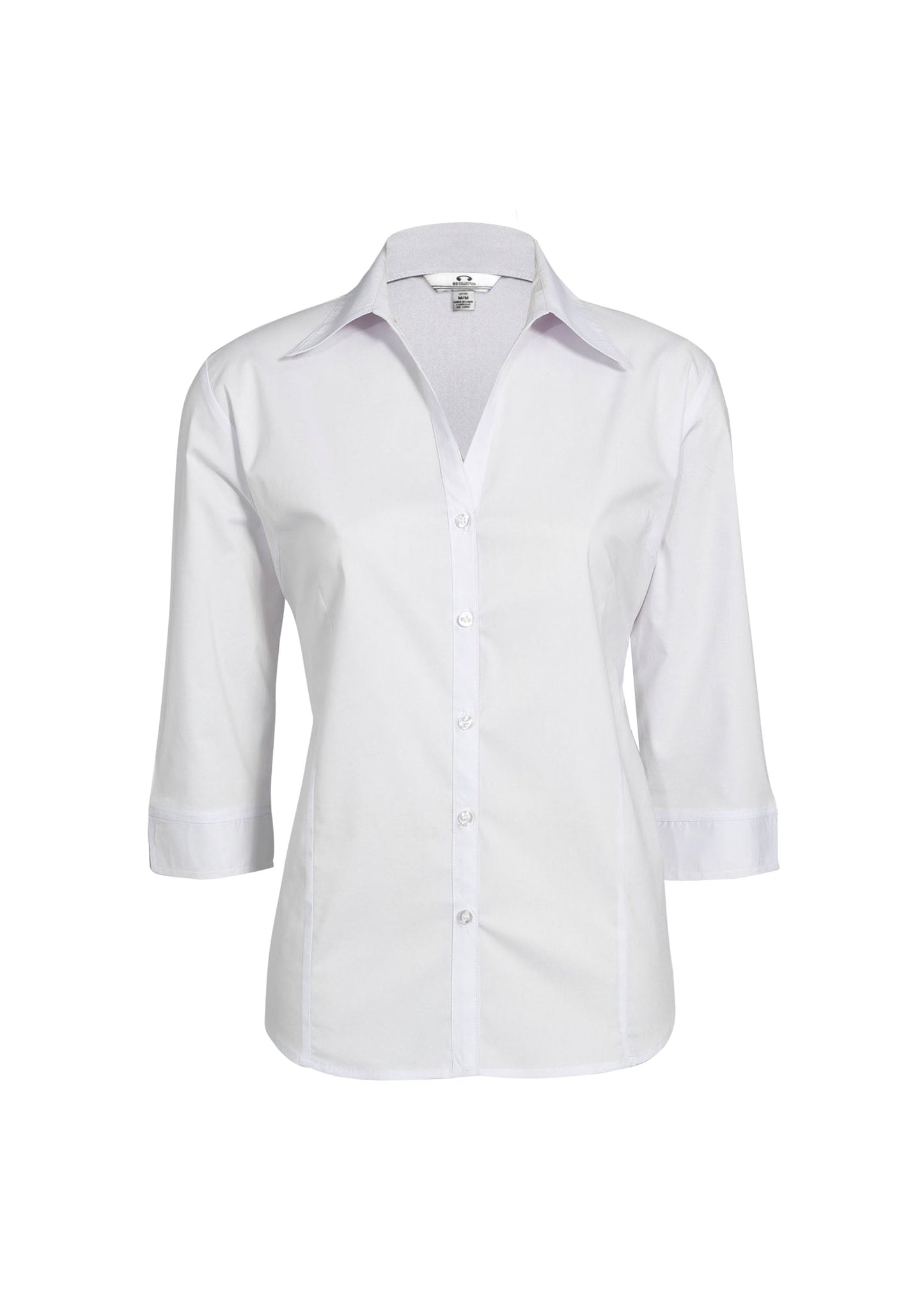 BIZ COLLECTION Womens Metro 3/4 Sleeve Shirt LB7300