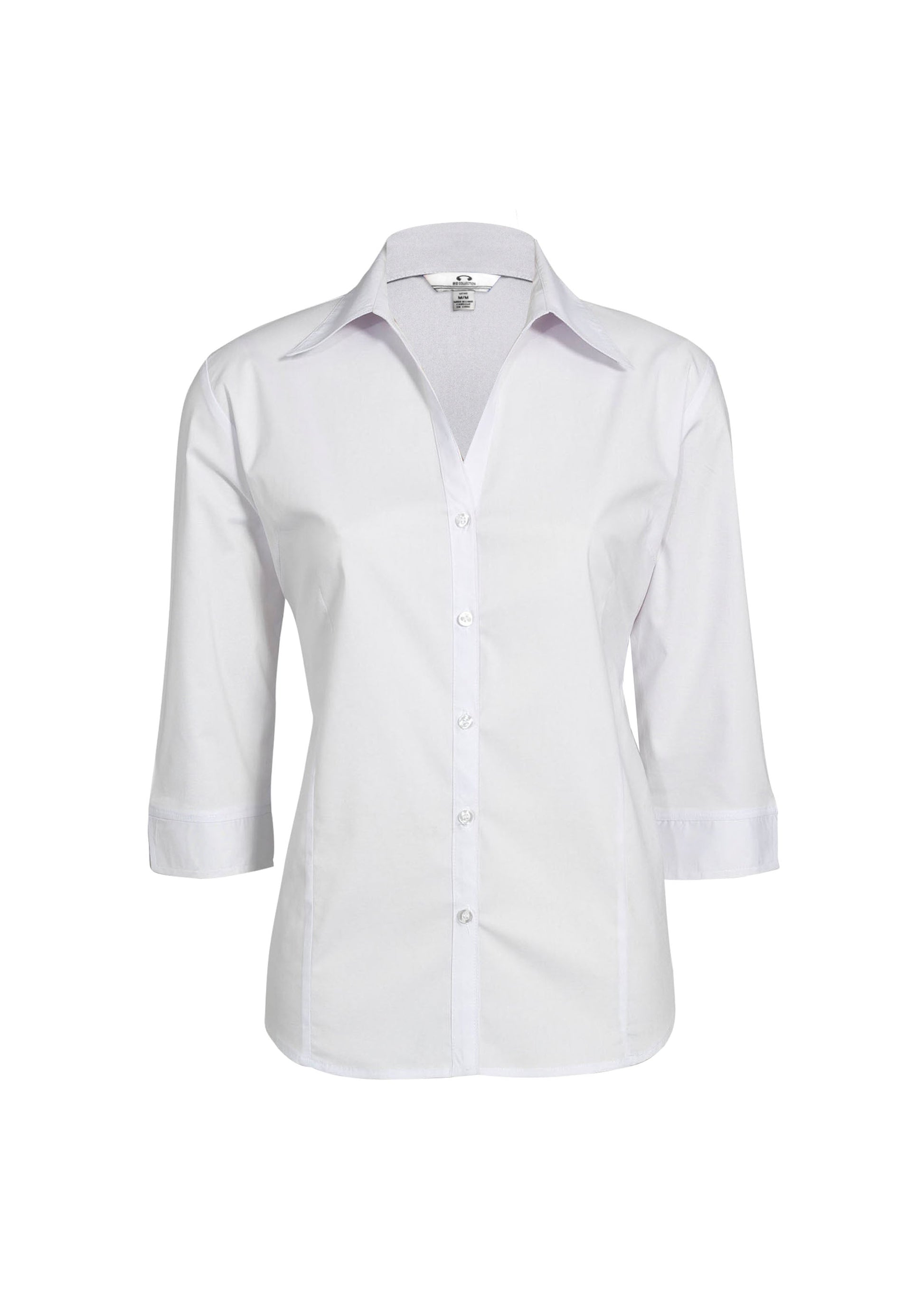 BIZ COLLECTION Womens Metro 3/4 Sleeve Shirt LB7300
