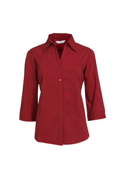 BIZ COLLECTION Ladies Metro 3/4 Sleeve Shirt LB7300 Clearance