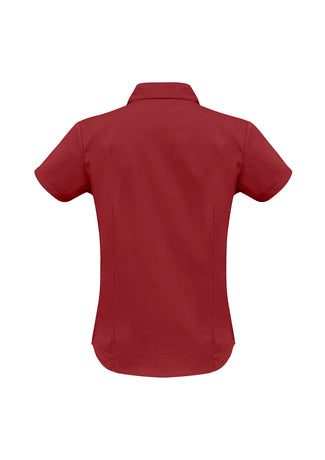BIZ COLLECTION Womens Metro Short Sleeve Shirt LB7301 Clearance
