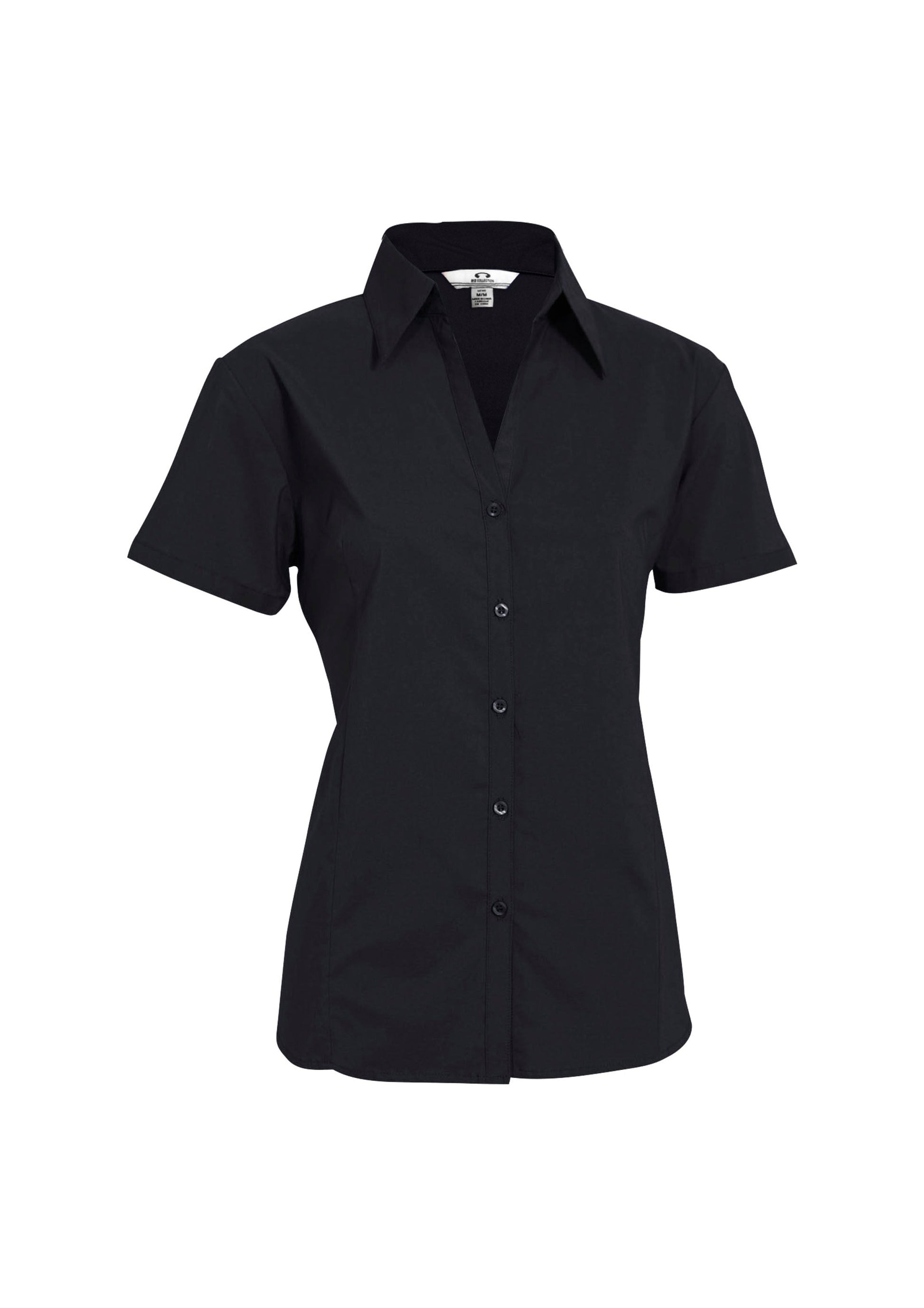 BIZ COLLECTION Womens Metro Short Sleeve Shirt LB7301