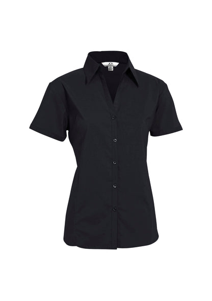 BIZ COLLECTION Womens Metro Short Sleeve Shirt LB7301