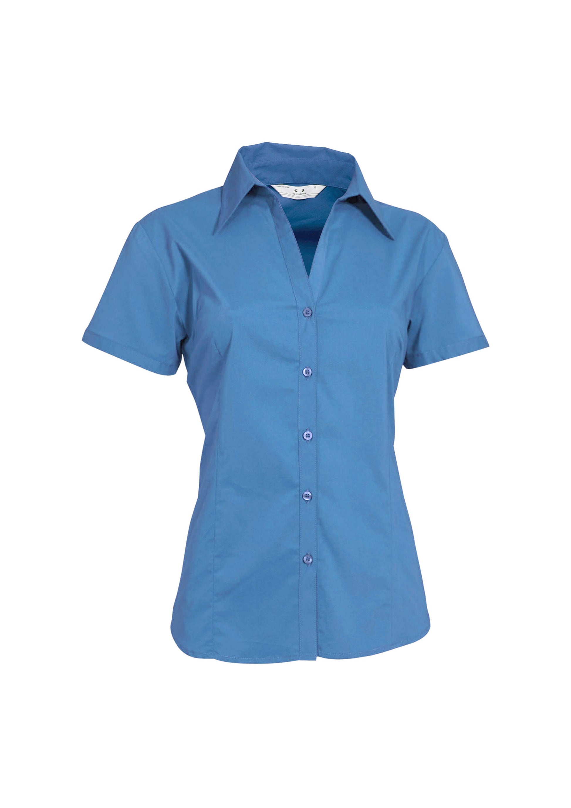 BIZ COLLECTION Womens Metro Short Sleeve Shirt LB7301