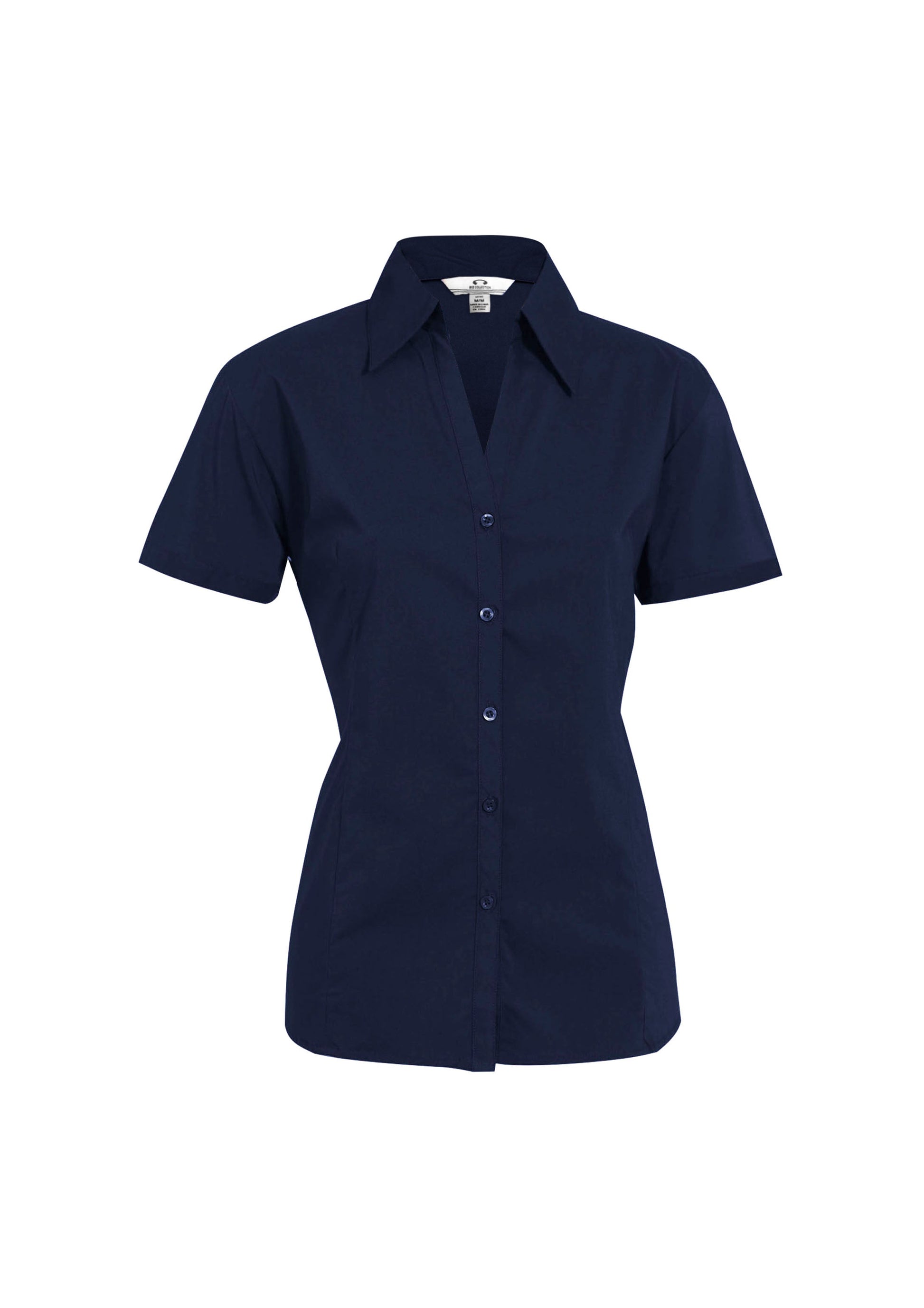BIZ COLLECTION Womens Metro Short Sleeve Shirt LB7301