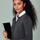 BIZ COLLECTION Womens 2-Way Zip Cardigan LC3505