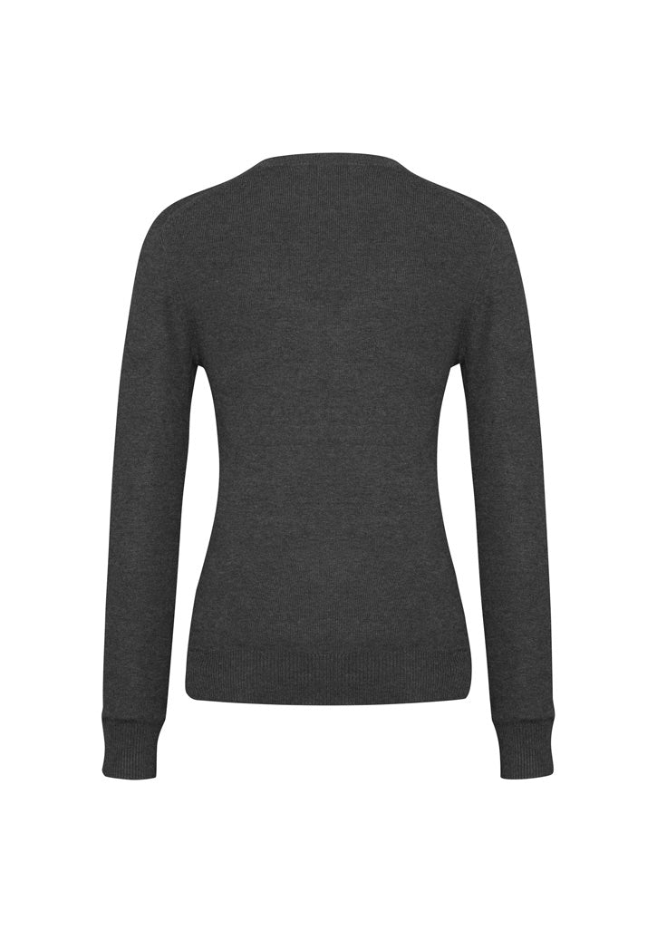 BIZ COLLECTION Womens V-Neck Knit Pullover LP3506