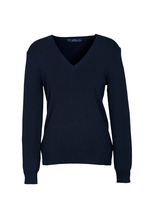 BIZ COLLECTION Womens V-Neck Knit Pullover LP3506