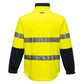 MA315 - Hi-Vis Water Repellent Contrast Zipped Brush Fleece