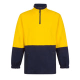 MF515 - Hi-Vis Contrast 1/4 Zip Class D Brush Fleece