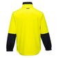 MH315 - Hi-Vis Water Repellent Contrast Zipped Class D Brush Fleece