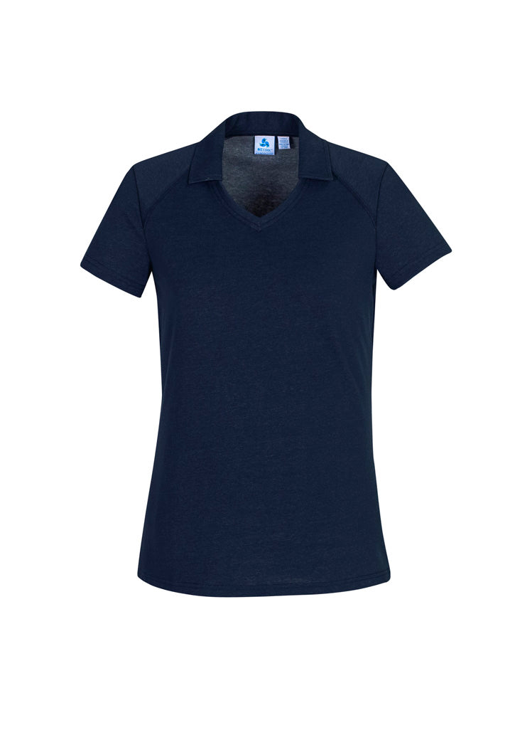 BIZ COLLECTION Womens Byron Short Sleeve Polo P011LS