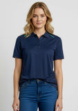 BIZ COLLECTION Womens Academy Short Sleeve Polo P012LS