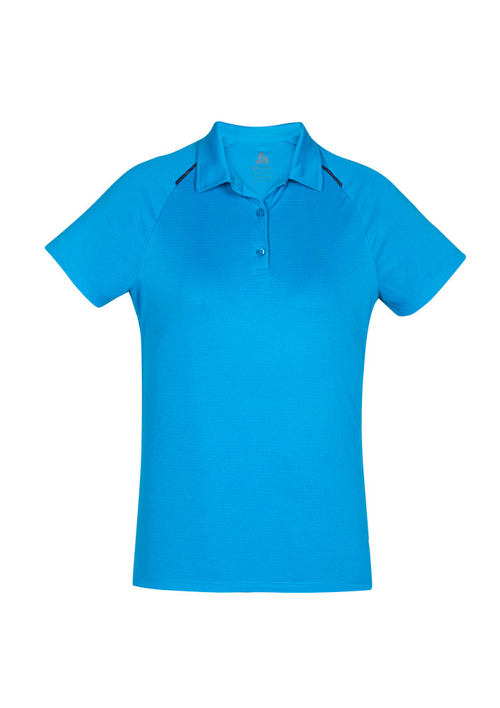 BIZ COLLECTION Womens Academy Short Sleeve Polo P012LS