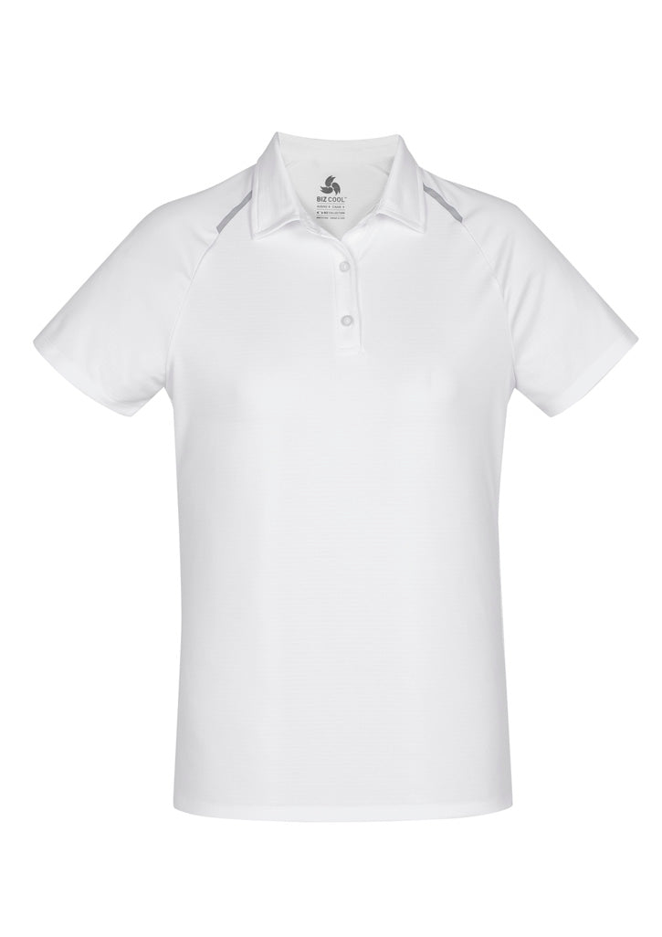 BIZ COLLECTION Womens Academy Short Sleeve Polo P012LS