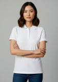 BIZ COLLECTION Womens Ice Short Sleeve Polo P112LS