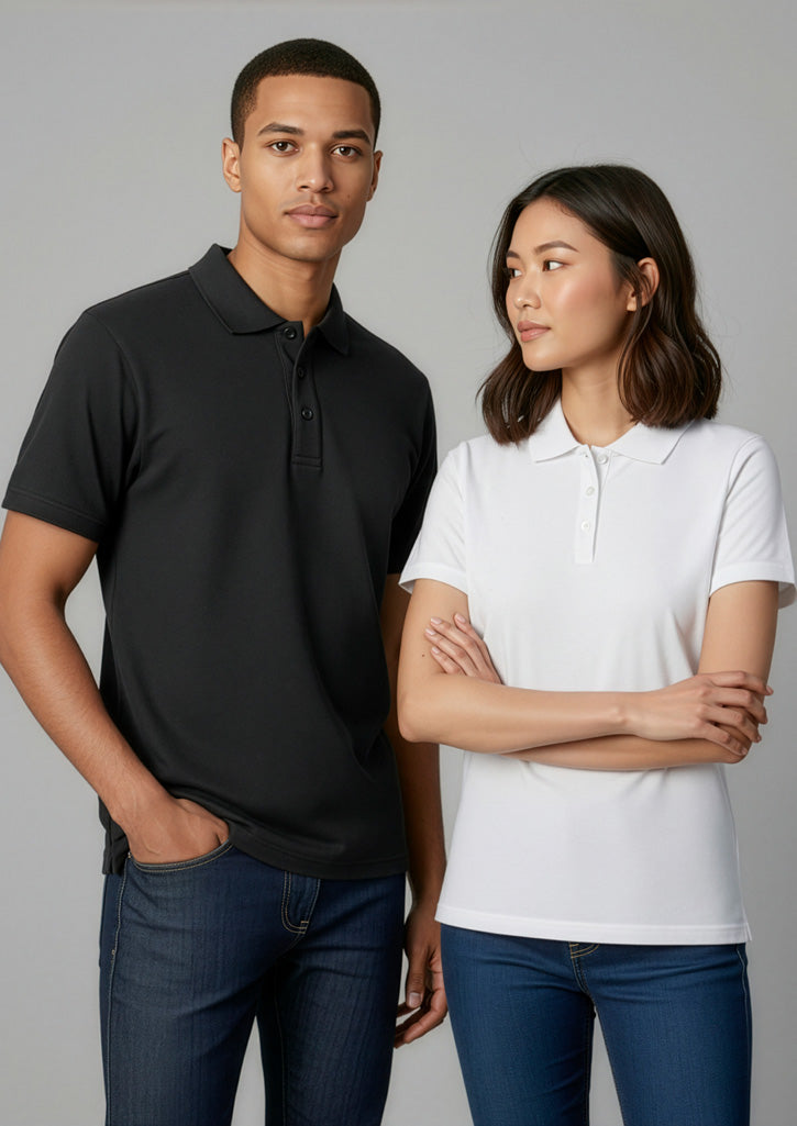 BIZ COLLECTION Mens Ice Short Sleeve Polo P112MS