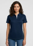 BIZ COLLECTION Womens Balance Short Sleeve Polo P200LS