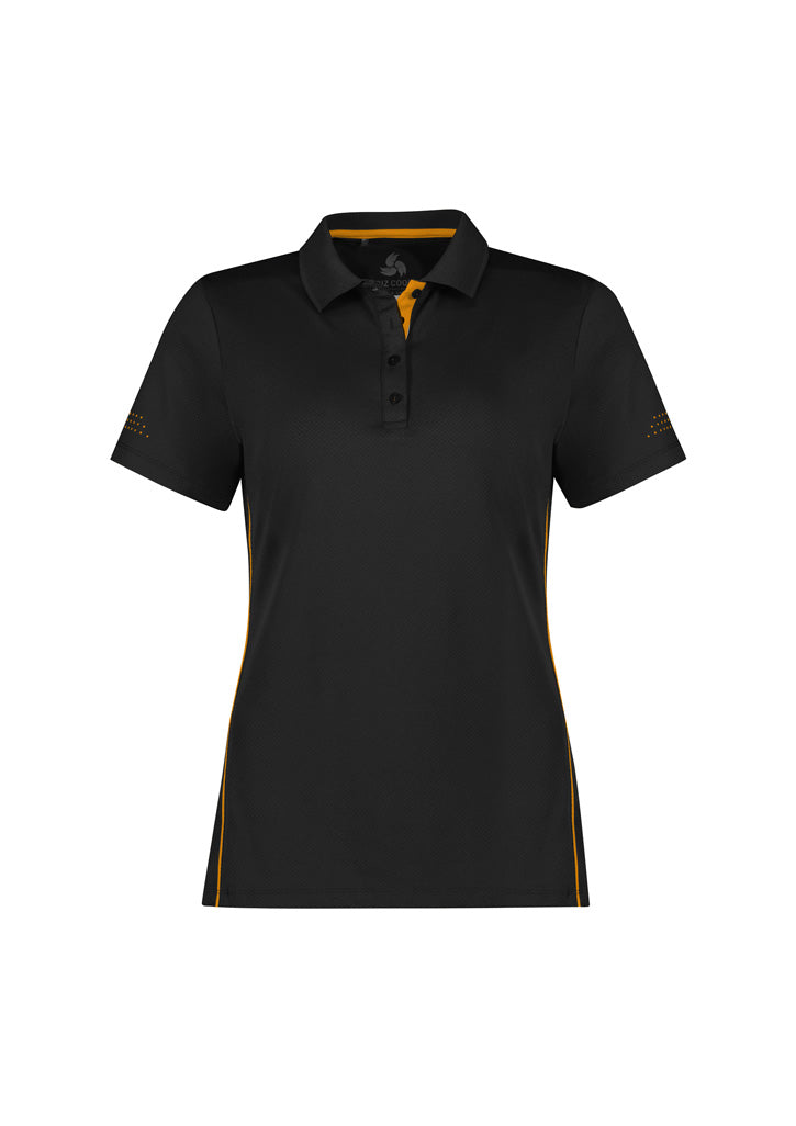 BIZ COLLECTION Womens Balance Short Sleeve Polo P200LS