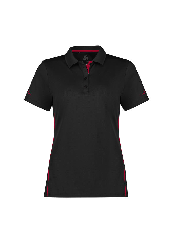 BIZ COLLECTION Womens Balance Short Sleeve Polo P200LS