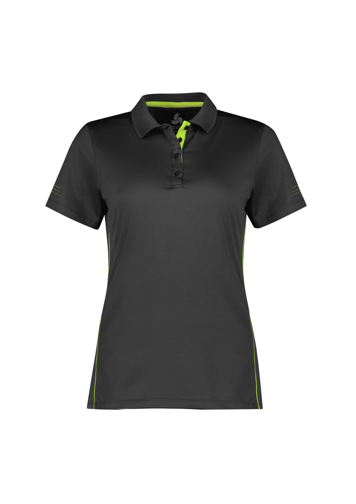 BIZ COLLECTION Womens Balance Short Sleeve Polo P200LS