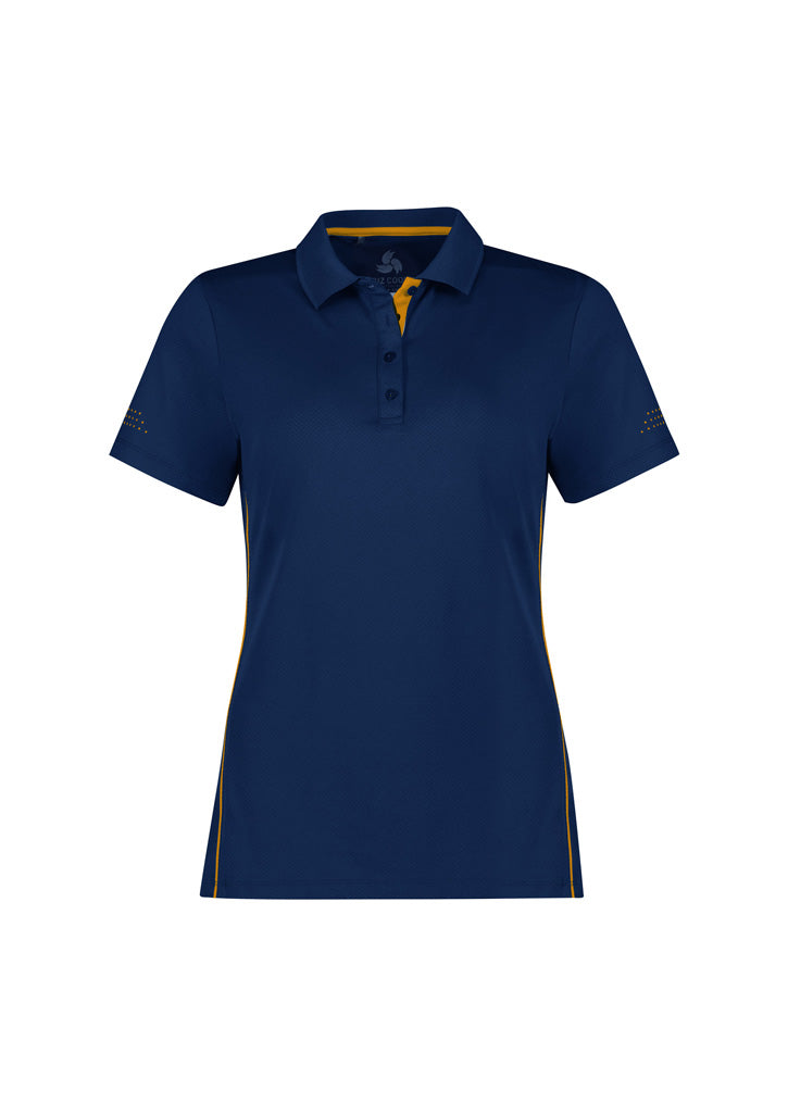 BIZ COLLECTION Womens Balance Short Sleeve Polo P200LS