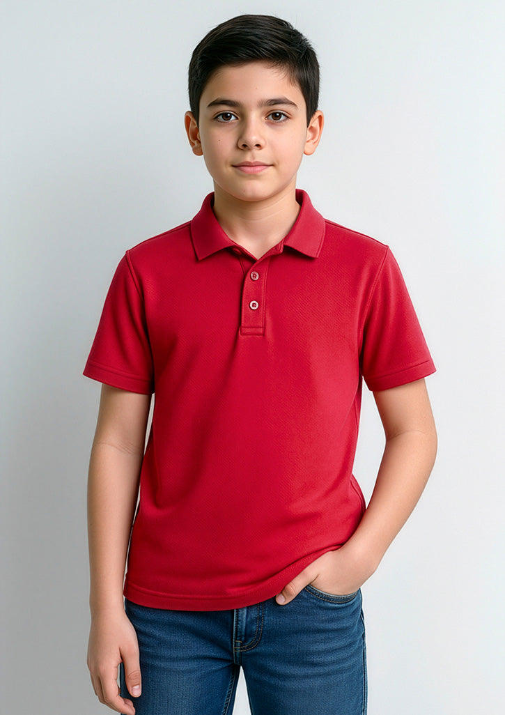 BIZ COLLECTION Kids Action Short Sleeve Polo P206KS