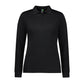 BIZ COLLECTION Womens Action Long Sleeve Polo P206LL