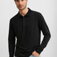 BIZ COLLECTION Mens Action Long Sleeve Polo P206ML