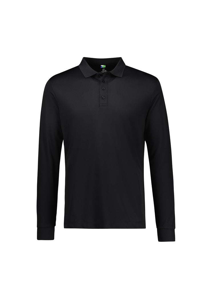 BIZ COLLECTION Mens Action Long Sleeve Polo P206ML