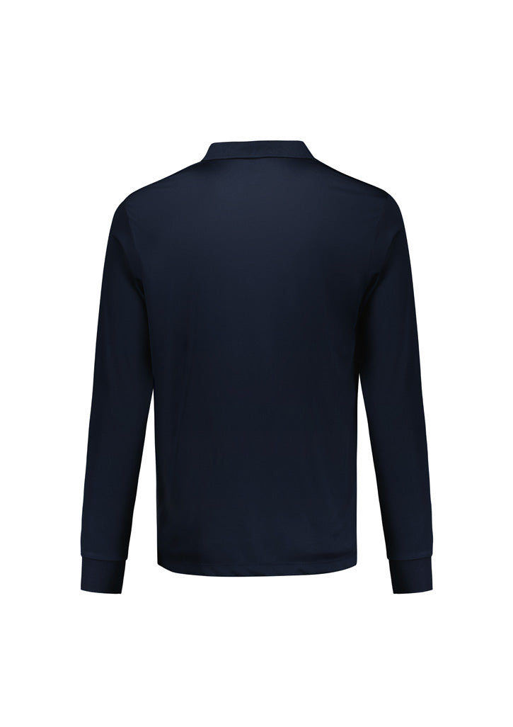 BIZ COLLECTION Mens Action Long Sleeve Polo P206ML